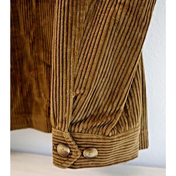 The Men's Store Bloomingdale's T2203 Sz XL Light Brown Corduroy Chore Jacket$328 - Picture 6 of 9